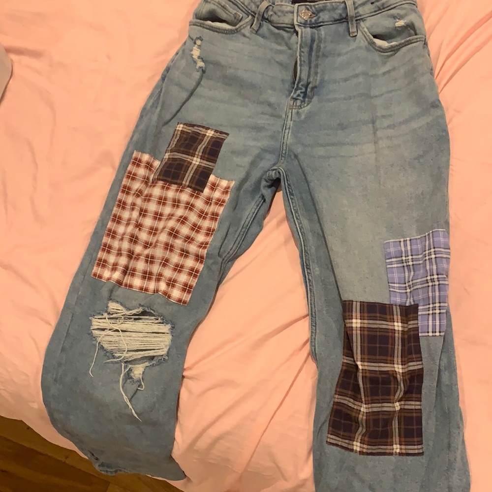 Hollister ultra high rise dad jeans
